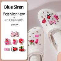 ราคา ดอกไม้รองเท้า อุปกรณ์เสริมของ Crocs การ์ตูน Zhibixing Strawberry Bear แสนสนุก DIY (29469040826)