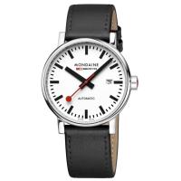 ราคา (ของแท้ประกันช้อป) Mondaine EVO2 AUTOMATIC 40 mm, black leather watch, MSE.40610.LB นาฬิกาข้อมือ (23613101351)
