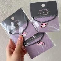 ราคา Sanrio ซานริโอ้ / ยางมัดผม ยางรัดผม มีจี้ห้อย My Melody ชมพู ดำ เท่ ปน น่ารัก ขาดแล้วเอาไปทำสร้อยต่อได้ ลิขสิทธิ์แท้ (27682737089)