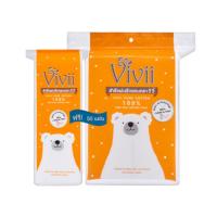 ราคา Vivii Pure Cotton 100% วีวี่ สำลีแผ่น รีดขอบ 100 แถมฟรี! 50 แผ่น สำลีวีวี่ (28321081487)