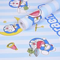 ราคา kawaiibed D4 วอลเปเปอร์สติ๊กเกอร์ติดผนังลายโดเรม่อน ขนาดกว้าง 45 เซน ยาว 10 เมตร ราคาถูกสุดๆ (1993585371)