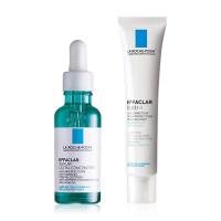 ราคา ♞,♘,[ CVQMCQE ลด 20%] La Roche Posay Set 2 ชิ้น Effaclar Serum 30ml + La Roche Posay Effaclar Duo+ (25935301489)