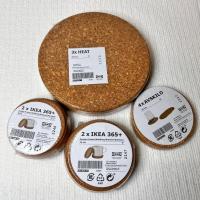 ราคา ที่รองแก้ว ไม้ก๊อก IKEA อิเกีย จานรองแก้วน้ำ สินค้าพร้อมส่ง (11491227519)