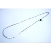 ราคา S.R. สร้อยทองคำขาวลายเรตอิตาลี่ พร้อมใบรับรองสินค้า เคลือบทองคำขาวแท้100% (27187093663)