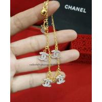 ราคา สร้อยข้อมือฝังเพชร CZ แท้หุ้มทองคำแท้ 5 ไมครอน (2382046377)