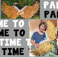 ราคา (1 อัน) สีทองล้วน 35x80 c.m. ปีกขนนก ปีกนางฟ้า ปีกเทวดา ปีกนางฟ้าขนนก ปีกแฟนซี feather wing m24 (25341034153)