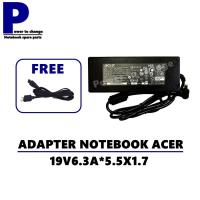 ราคา ADAPTER NOTEBOOK ACER 19V6.32A*5.5X1.7 / สายชาร์จโน๊ตบุ๊คเอเซอร์ + แถมสายไฟ (11637371571)