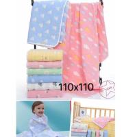 ราคา ผ้าห่มญี่ปุ่นผ้าฝ้ายทอ 6 ชั้น ขนาดใหญ่ 110*110 (3264237251)