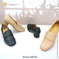 ราคา รองเท้าคัทชูเพื่อสุขภาพหนังแกะแท้ ทรงปกติ Zenachoo รุ่น Gwyny สูง 2 นิ้ว พื้นยางนิ่ม (28823948534)