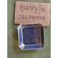 ราคา จานทรงแปดเหลี่ยมลายเกล็ดปลาสีน้ำเงินงานญี่ปุ่นขนาด15x3cm สินค้ามือสองจากตู้ญี่ปุ่น (23643804172)