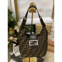ราคา Fendi Brown Canvas Fendi Shoulder Bag (16157891316)