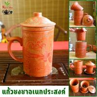 ราคา แก้วชงชาดินเผา กาน้ำชาแบบกด Kamjove (26860900346)