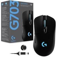 ราคา MOUSE (เมาส์ไร้สาย) LOGITECH GAMING GEAR G703 HERO WIRELESS LIGHTSPEED 16K SENSOR ประกัน 2ปี (20637115115)
