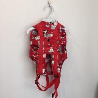 ราคา เป้อุ้มสุนัข เป้อุ้มแมว กระเป๋าอุ้มสุนัข (ลายหมี สีแดง) (2102937162)