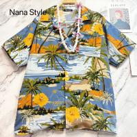 ราคา เสื้อฮาวายลายต้นมะพร้าวทะเท (24025158241)