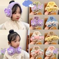 ราคา LILACS Sanrio ผ้าพันคอเด็ก, Anti-Freeze Soft Kuromi Earmuff, น่ารักอุ่นการ์ตูนตุ๊กตาป้องกันหู Earflap สําหรับของขวัญเด็ก (23365277904)