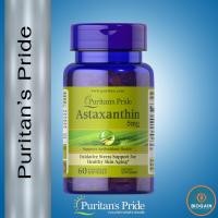 ราคา Puritan's Pride Natural Astaxanthin 5 mg / 60 Softgels (25122498269)