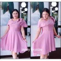 ราคา Janny เดรสสาวอวบ อ้วน Bigsize ชุดเดรส ชุดราตรี ชุดออกงาน ผ้าสกินนี่ ชีฟอง (3616661063)