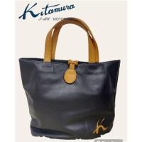 ราคา kitamura leather Handbag แบรนด์แท้ กระเป๋าทรงถือมือสอง หนังแท้ สีดำ (25621920257)