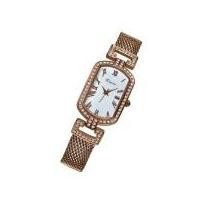 ราคา Kimio นาฬิกาข้อมือผู้หญิง สีน้ำตาลทอง สายสแตนเลส รุ่น KW6001 (3815103569)