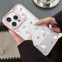 ราคา จัดส่ง24ชมIPhone 16 14 12 13 15 11 Pro Max XR 7/8P XSMax โบว์น่ารัก ลูกแมวน่ารัก การ์ตูน Kitty รักหัวใจ กันตก Case 128 (26535991700)