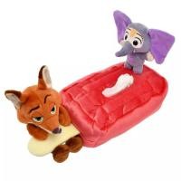 ราคา [Rare!] ปลอกใส่กล่องทิชชู่ Zootopia ICE TIME | Disney Store Japan ของแท้Zootopia Nick Wilde & Finnick Tissue Box Cover (43700905263)