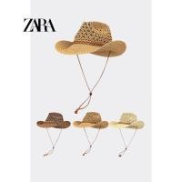 ราคา Zara Western หมวกคาวบอยหญิงวันหยุดปีกใหญ ่ หมวกฟางชายฤดูร ้ อนม ่ านบังแดดกลางแจ ้ งปีนเขา Camping (28504340403)