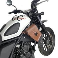 ราคา Yกระเป๋าข้างรถจักรยานยนต์หนังวัวใหม่2023กระเป๋าใส่ของข้างอุปกรณ์ด้านข้างสำหรับฮอนด้า CL250 CL300 CL500 cl250 CL500กระเป๋ (27067127910)