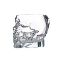 ราคา 80ML/350ML/700ML lead-free old fashioned whiskey glass cup skull shaped design shot glass wine cups for Liquor Scotch Bo (28413981418)
