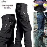 ราคา ZITY S-5XL กางเกงยุทธวิธีสำหรับผู้ชาย กางเกงทำงานกันน้ำหลายกระเป๋า กางเกงเดินป่าชาย (26172971519)
