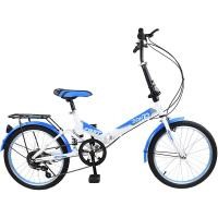 ราคา K-BIKE MAXXจักรยานพับได้ FOLDING BIKE 20 นิ้ว 6 Speed รุ่น 20K62 All New (ฟ้า/ขาว) (1510483417)