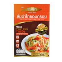 ราคา แม่ตุ๊กส้มตำไทยอบกรอบ 60กรัม Mae Tuk Papaya Salad Thai Crispy 60 g. (5278757867)