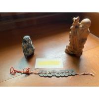 ราคา Antique Fortune Money 9 Coin Luck, lucky Chinese characters งานเก่าเหรียญจีนทองเหลือง (25486612580)