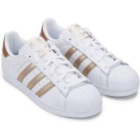 ราคา รองเท้าผ้าใบ รองเท้ากีฬา อาดิดาส Adidas Superstar Original CG5463 Women's White Gold (22169500570)