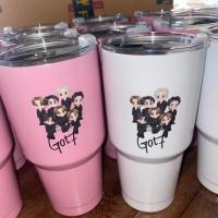 ราคา พร้อมส่งแก้วเก็บความเย็นลายGot7 (27174859307)