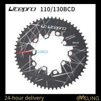 ราคา Lp Litepro จานหน้าจักรยาน ทรงวงรี BCD130 110 มม. 52 54 56 58 60T สําหรับจักรยานแบบพับ BMX (19928638576)