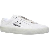 ราคา รองเท้าผ้าใบ Saint Laurent สีขาว (868934097)