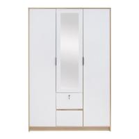 ราคา ตู้เสื้อผ้า 3 บานเปิด FURDINI GREATE สีไวท์โอ๊ค ขาว เฟอร์นิเจอร์ห้องนอน ตู้เสื้อผ้า WARDROBE WITH 3 DOORS FURDINI GREATE (29222400907)