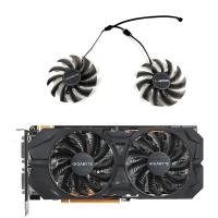 ราคา 2 ชิ้น 87 มม. T129215SU PLA09215S12H GTX960 Cooler พัดลมสําหรับ Gigabyte GeForce GTX 960 GTX 950 R9 390 380 กราฟิกการ์ดระบายความร้อน (42004586667)