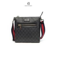 ราคา GUCCI MESSENGER SMALL BLACK GG SUPREME MONOGRAM SHW (29677776381)