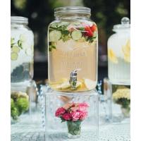 ราคา โถจ่ายน้ำหวาน โหลแก้วจ่ายน้ำ โถแก้วจ่ายน้ำมีก็อก ขนาด 3.5 ลิตร (6496637511)