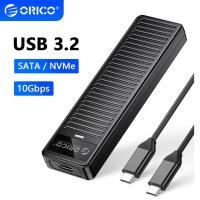 ราคา 100% Original ORICO M.2 NVMe Enclosure 10GbpsภายนอกSSDกรณีประเภทC USB 3.2 Gen 2 ฮาร์ดไดรฟ์ฝาครอบM2 2230 กล่องเก็บHouse SATA NGFF Gen2 PDDM2C3 (27279006571)
