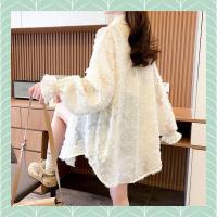 ราคา เสื้อผ้าขนฟรุ้งฟริ้ง แขนยาว ทรงหลวม ใส่คลุมเก๋ๆ (28900283183)