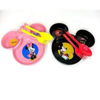 ราคา จานข้าวมิคกี้ & มินนี่ สุดคิวท์ มาพร้อมช้อน+ส้อม ของพรีเมี่ยม7-11 (27809970492)