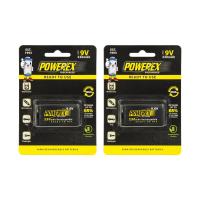 ราคา ถ่านชาร์จ 9V Powerex Precharged 9.6V 230mAh จำนวน 2 แพ็ค (1679952920)