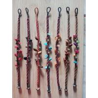 ราคา สร้อยข้อมือหินมงคลหินสีหินนำโชคเสริมดวงถักเชือกสีทูโทน (20965703307)