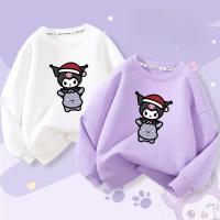 ราคา Joyfulful Sanrio Kuromi Christmas Round Neck Sweatshirt สําหรับเด็กที่มีความสะดวกสบายเป็นพิเศษ (26766107412)