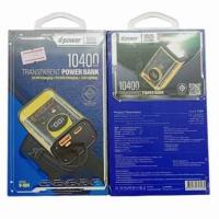 ราคา D-Power แบตสำรอง รุ่น V104 ความจุ 10400mAh รองรับชาร์จเร็ว PD จ่ายไฟ 22.5W มอก.2879-2560 (26667777442)