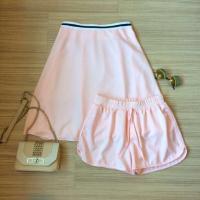 ราคา ชุดเซตเกาะอก+กางเกง ผ้ามอสเครป (3953470)