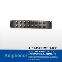 ราคา Amphenol APH-P-COMBO-08P Audio Patch Panel 19” XLR, 8 Port with XLR / Combo, 1U (9597040893)